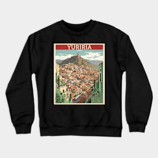 Yuriria Guanajuato Mexico Vintage Tourism Travel Crewneck Sweatshirt